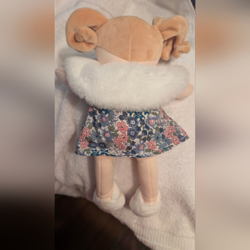 ​Jolijou Paris "Pretty Doll" Plush - Doudou et Compagnie - Blue Floral - Picture 4 of 10